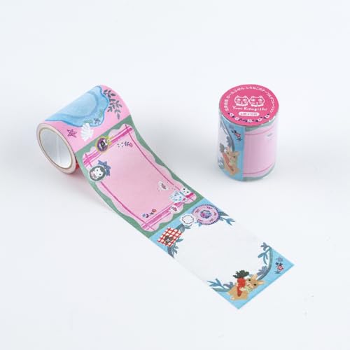 Hobonichi Techo White Cat Sticky Note Roll - Table Decorations