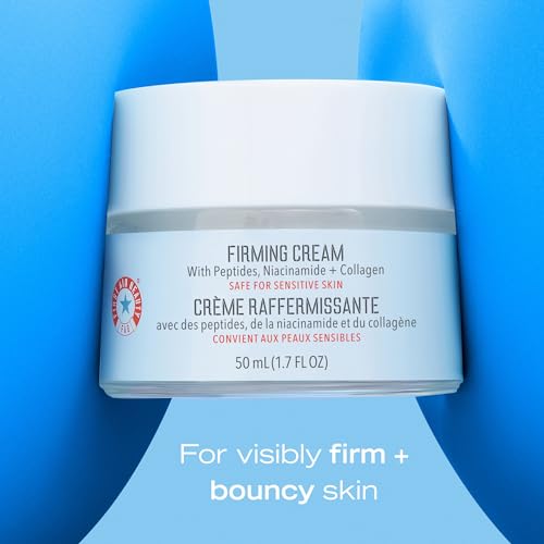 First Aid Beauty Ultra-Rich Firming Collagen Cream with Peptides & Niacinamide, 3.5 oz