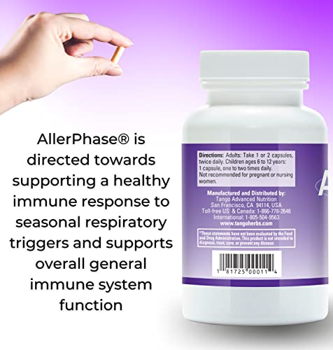TANGO AllerPhase Natural Seasonal Allergy Support (60 Capsules)