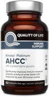 جودة الحياة، Kinoko® Platinum AHCC® مع الأسيتيل ألفا جلوكان، ٦٠ كبسولة نباتية