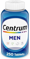 Centrum لرجال - مكملات الفيتامينات المتعددة للرجال - فيتامين د3، وبي فيتامينز، للطاقة والمناعة - ٢٥٠ قرص