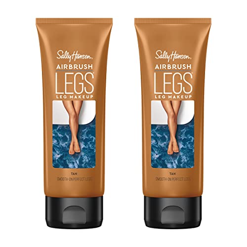 Sally Hansen Airbrush Legs Makeup Lotion - Tan/Bronze - 4oz (2 Pack)