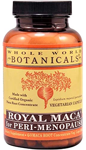 Whole World Botanicals Royal Maca for Peri-Menopause 60 Count - Hormonal Balance Support
