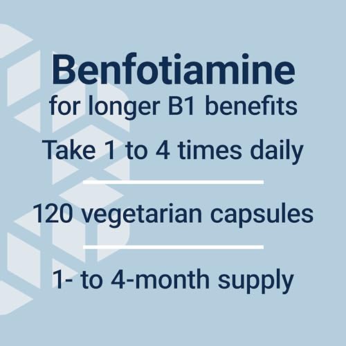 Life Extension Mega Benfotiamine, 250 mg per Capsule - 120 Vegetable Capsules