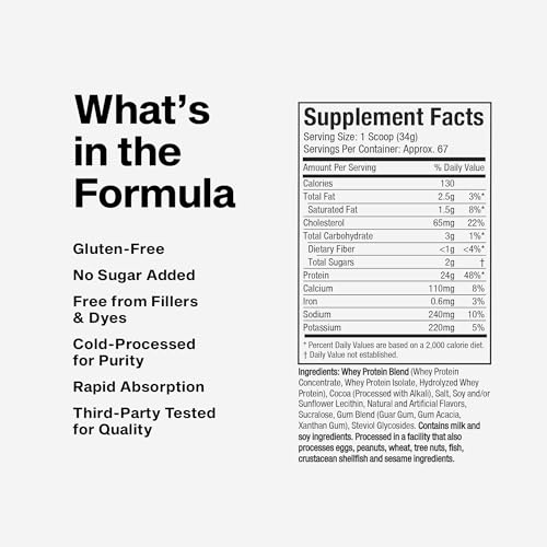 Muscletech Nitro-Tech 100% Whey Gold Protein - Fast Recovery & Muscle Builder - Double Rich Chocolate - 5 lbs