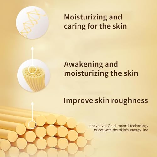 LBOYLlove 4pcs 24K Gold Collagen Overnight Face Masks - Hydrating Bio-Collagen for Anti-Wrinkle Lift