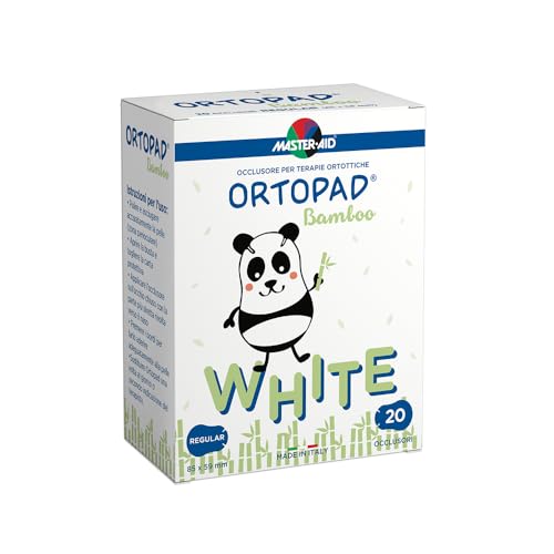 Master Aid Ortopad Regular Eye Patches (20 Count) - Amblyopia Treatment