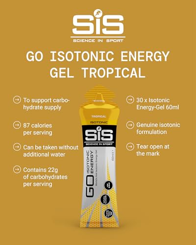 Science in Sport GO Isotonic Energy Gels - Tropical (30 Pack)