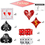 Casino Theme Party Decorations - Las Vegas Poker Night Balloons Set