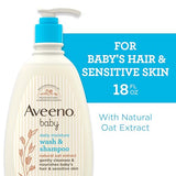 Aveeno Baby Gentle Wash & Shampoo - Tear-Free & Lightly Scented