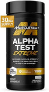 MuscleTech Testosterone Booster for Men, AlphaTest (150 Capsules) - Workout Testosterone Supplement for Men - Sports Nutrition Testosterone Booster for Endurance, Strength & Muscle Builder