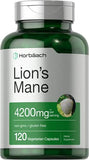 Horbäach Lion's Mane Mushroom Extract - 4200mg, 120 Capsules