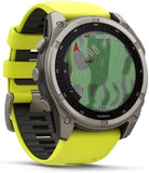 Garmin Fenix 8 Solar Sapphire Titanium Smartwatch - Amp Yellow/Graphite