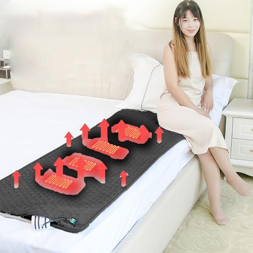 Sorandy USB Heated Sleeping Bag Pad - 3 Temp, 4 Zones for Camping & Hiking