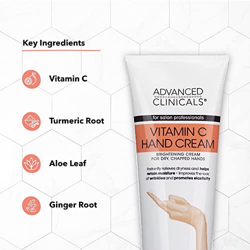 Advanced Clinicals Vitamin C Body & Hand Lotion - Intense Hydration for Dry Skin