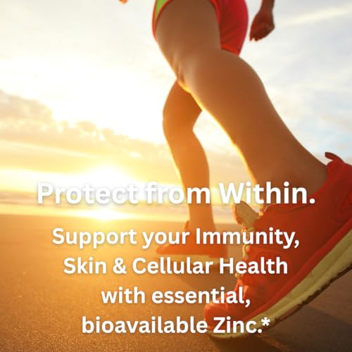 Paradise Herbs Zinc Picolinate with Vitamin C - 30 mg, 90 Capsules for Immune Support