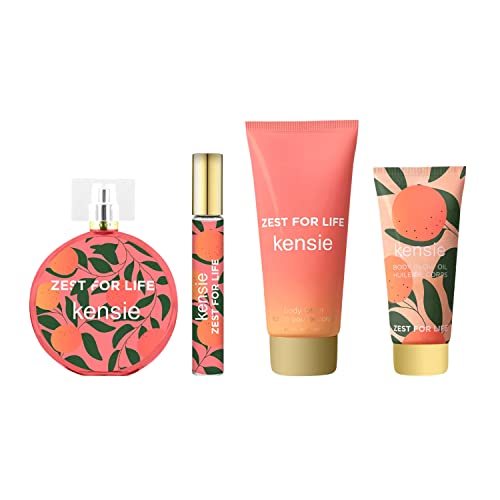 Kensie Zest for Life 4 Piece Gift Set EDP - 3.4oz