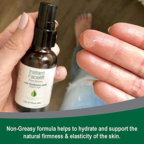 Hyalogic Instant Facelift Serum with HA & Pepha Tight - Lifts, Firms & Tightens Skin - 1 Oz