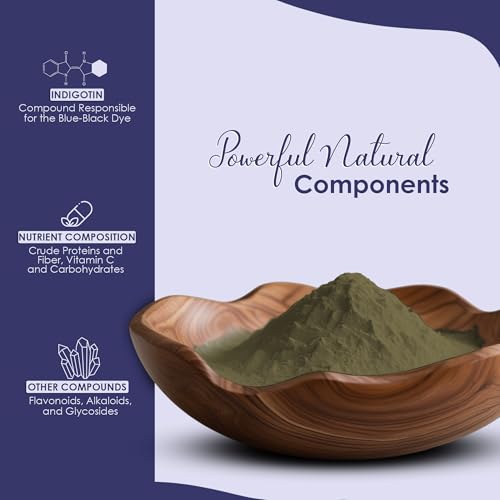 mi nature 100% Organic Indigo Hair Powder - Natural Colorant