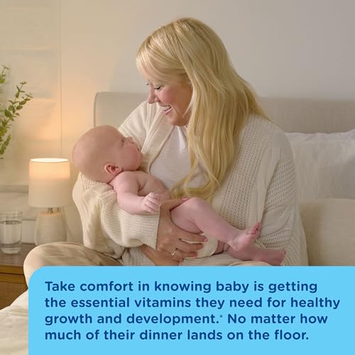 Mommy's Bliss Baby Multivitamin + Iron - Immune Support & Healthy Growth for Infants 2+ Months - 30 ml