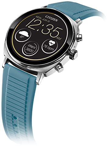 Citizen CZ Smart PQ2 41mm Unisex Smartwatch with YouQ App – Wear OS, GPS, Heart Rate, Fitness Tracking, Amazon Alexa Compatible