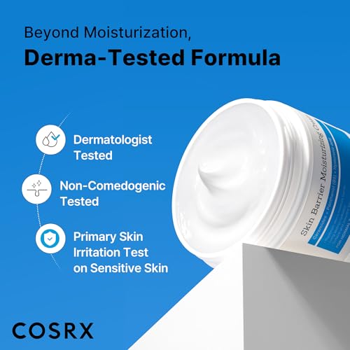 COSRX BARRIER MOISTURIZING CREAM - HYDRATING BODY & FACE FOR DRY SKIN (KERATIN CREAM) 15.2 FL.OUNCE/ UNSCENTED