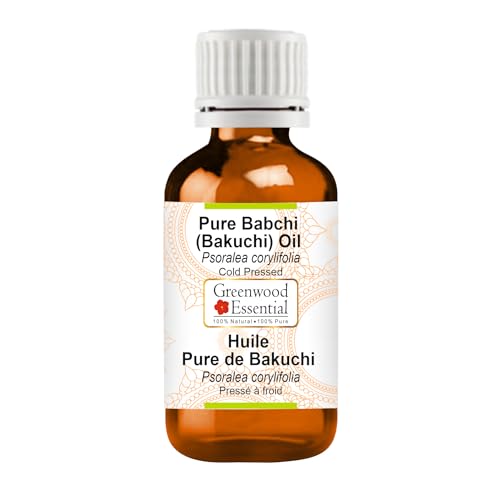Greenwood Essential Pure Bakuchi Oil (Babchi Oil) - 100% Natural Therapeutic Grade, Cold Pressed for Skin & Personal Care, 15ml