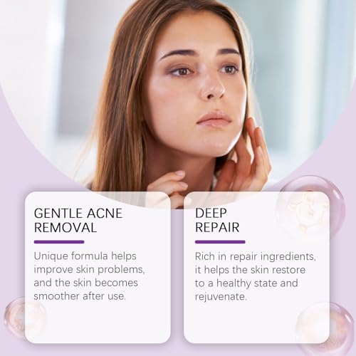 Acid Serum with Azelaic, Hyaluronic Acid & Niacinamide - Brightening Face Cream for Rosacea, Dark Spots, Redness & Pore Cleansing