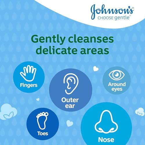 Johnson's Baby Shampoo - Shiny Drops (500ml) - Gentle Cleansing for Soft, Shiny Hair
