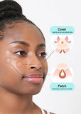 OLIVE YOUNG ROUND A’ROUND Care Plus Spot Patch 3 Pack | Hydrocolloid Acne Patches for Pimples & Blemishes (306 Count)