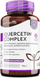 Nutravita Quercetin Complex with Vitamin C - Immunity System Vegan Capsules - 120 Pieces
