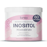 Binto Inositol Powder Mix - 60-Day Supply - 40:1 Ratio for Hormone Balance & Ovulation Support