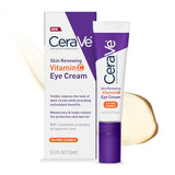 CeraVe Under Eye Repair Cream - Vitamin C, Hyaluronic Acid & Ceramides for Sensitive Skin