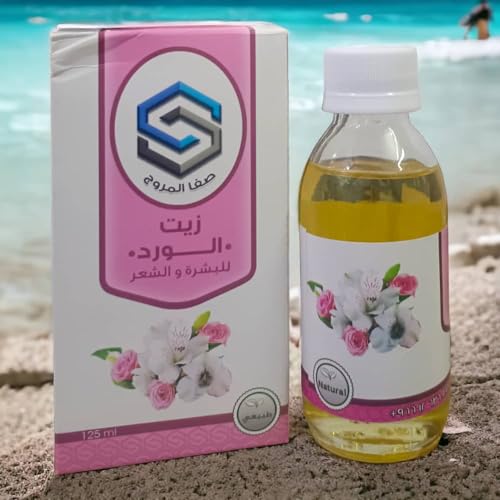 Safa Almurooj Roses Oil for Skin & Hair - 125ml | Pure Natural Elixir for Radiant Beauty