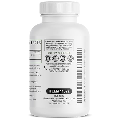 Rhodiola Rosea Vegetarian Capsules - Brain Support, Stress Relief & Mood Enhancement