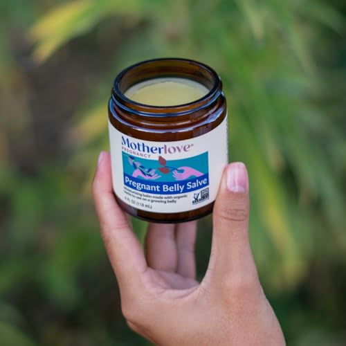 Motherlove Organic Pregnant Belly Salve for Stretch Marks (4 oz)