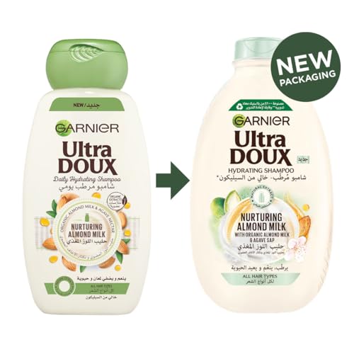 Garnier Ultra Doux Almond Milk Hydrating Shampoo - 400ml