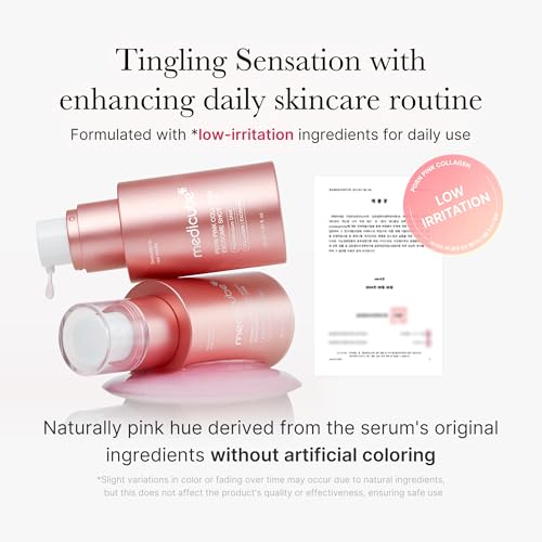 Medicube PDRN Pink Collagen Exosome Shot Serum 7,500 PPM - Korean Skincare for Uneven Skin Tone & Pores