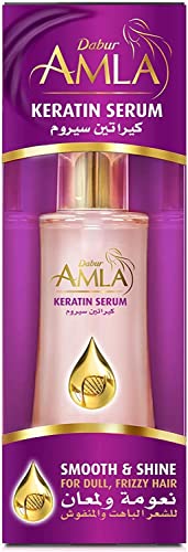 Dabur Amla Smooth & Shine Keratin Serum (50ml) - Anti-Frizz & Heat Protection