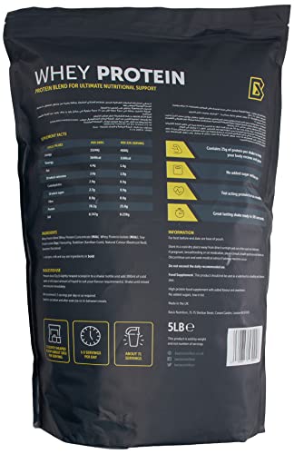 Basix Whey Protein Strawberry Swirl, 5 Lb - High-Quality Protein Powder