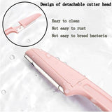 Rayyan Eyebrow Razor - 3Pcs Dermaplaning Tool with Precision Cover