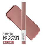 Maybelline Super Stay Ink Crayon Lipstick - Precision Matte Lip Crayon, Trust Your Gut, 1 Count