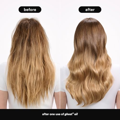 Verb Ghost Oil – Vegan Weightless Hair Oil – Lightweight Hair Oil – Revitalizing Hair Treatment Oil Nourishes and Promotes Shiny Hair – Paraben Free, Sulfate Free Smoothing Oil, 2 fl oz