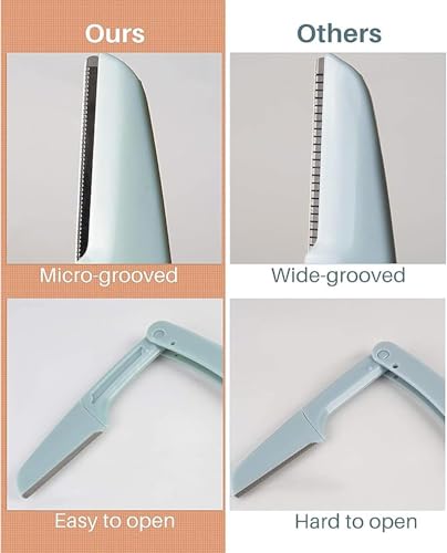 Tazweeq Eyebrow Razor for Women - 3 Piece Set, Facial Hair Removal, Dermaplaner Razors for Women and Men