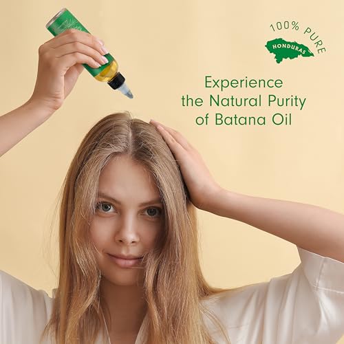 Dersie Batana Oil for Hair Growth - 100% Pure & Natural Raw Batana Oil from Honduras - 4 FL OZ