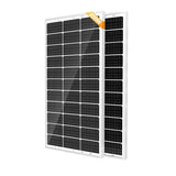 SOLPERK Solar Panel 2PCS 100 Watt 12 Volt, 200W Solar Panel Kit with High Efficiency Monocrystalline PV Module Power Charger Solar Panel for Boat Car RV Motorcycle Marine Automotive