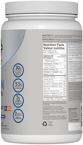 Garden of Life SPORT Organic Plant-Based Protein Powder - Vanilla, 806g