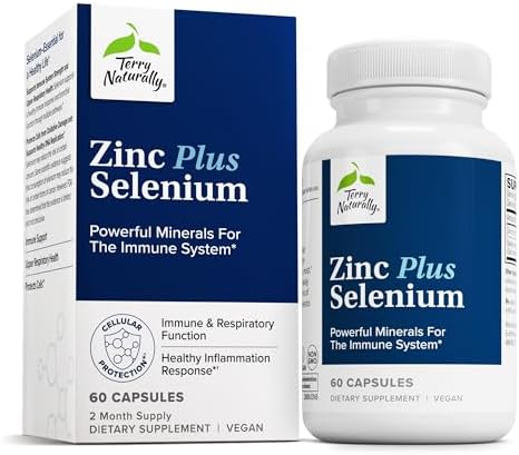 Zinc Plus Selenium - Immune & Cellular Support (60 Capsules)