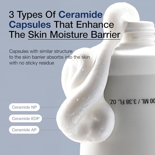 ANUA 3 Ceramide Moisture Barrier Cream, Hydrating Face Moisturizer, Skin Barrier Support, Normal Skin, 100ml