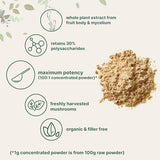 Organic Cordyceps Mushroom Extract Powder - Boost Energy & Immunity